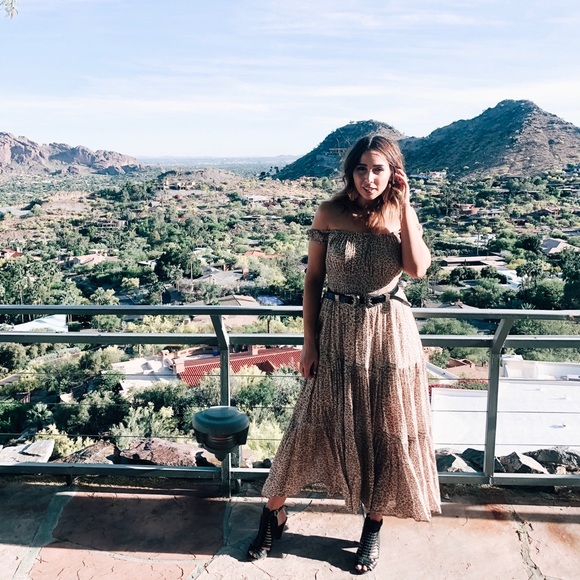 frankie shirred sundress